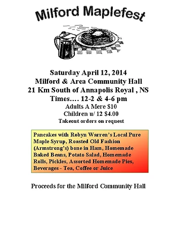 Poster for Milford Maplefest