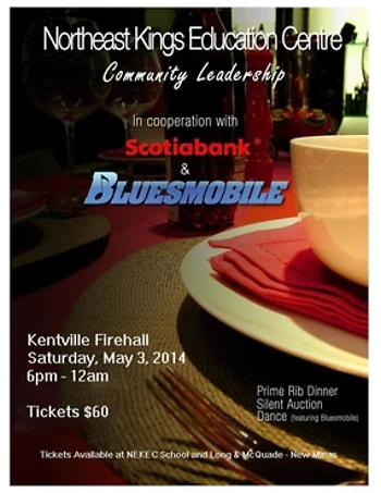 Poster for Community Leadership Dinner & Auction