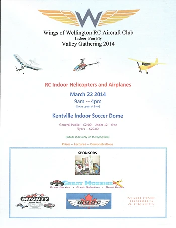 Poster for Valley Gathering Indoor Fun Fly