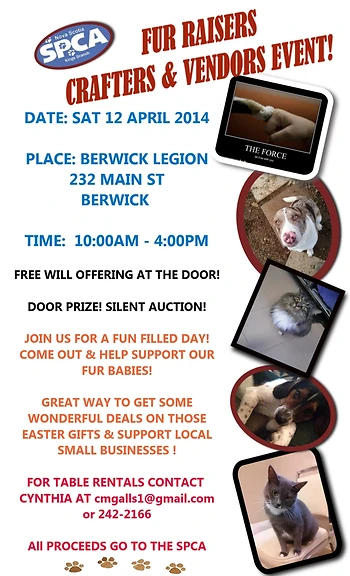 Poster for Crafters Vendors Event