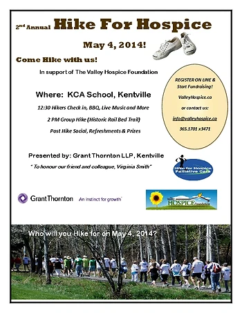 Poster for Hike for Hospice