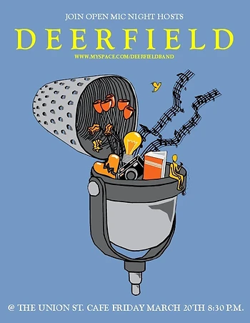 Poster for Deerfield hosts Open Mic