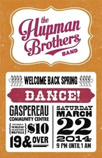 Poster for Welcome Back Spring Dance