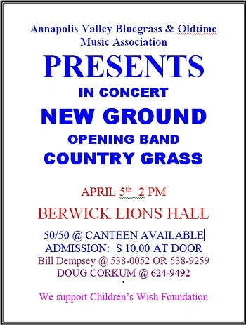 Poster for Bluegrass Variety Show