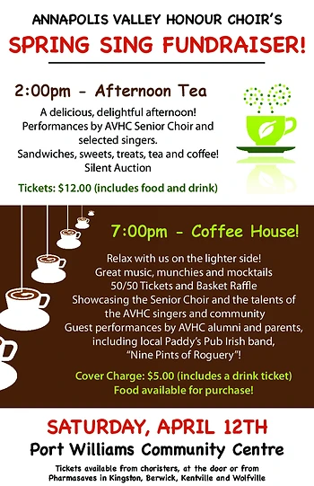 Poster for Spring Sing Tea