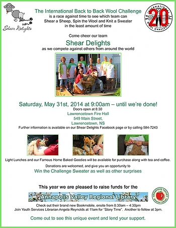Poster for Shear Delights Int'l Wool Challenge