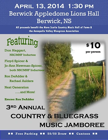 Poster for Country and Bluegrass Show