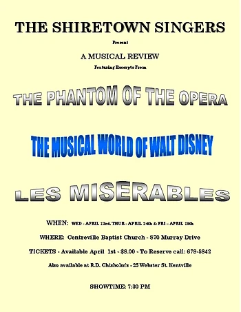 Poster for A Musical Review