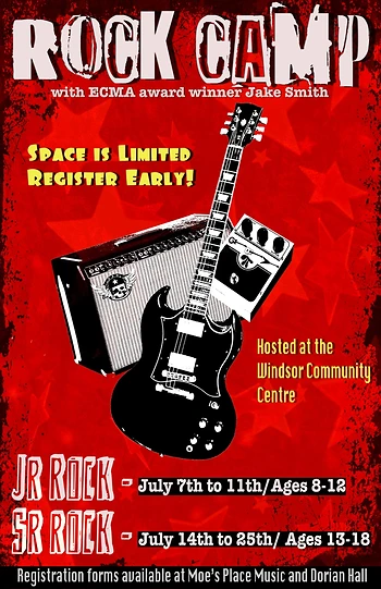 Poster for Summer Rock Camp