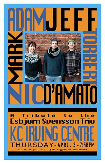 Poster for Torbert, D'Amato and Adam Trio