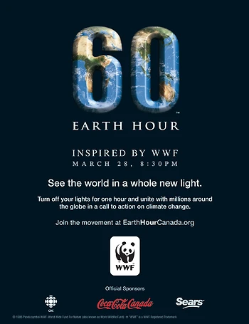 Poster for Earth Hour 2009