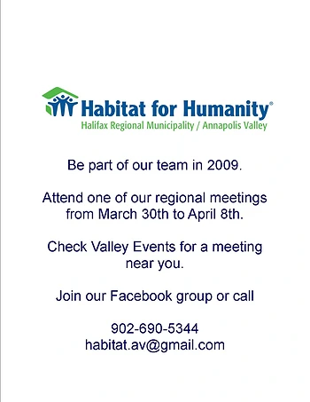 Poster for Habitat for Humanity