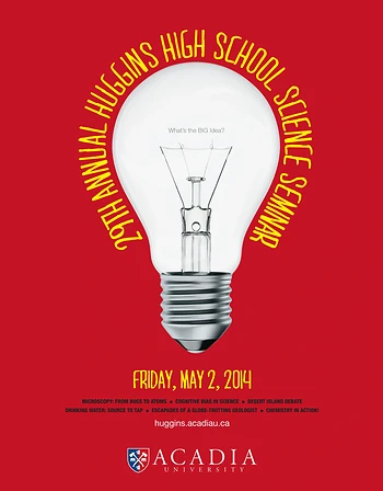 Poster for Huggins High School Science Seminar