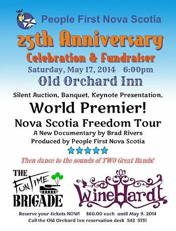 Poster for People First Banquet, Film & Dance