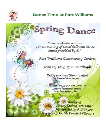 Poster for Spring Dance