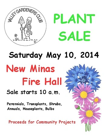 Poster for Valley Gardeners Plant Sale