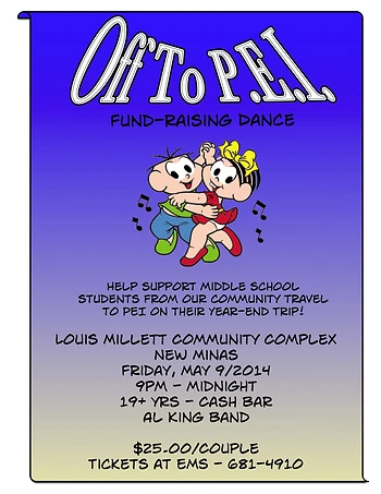Poster for Off to PEI Dance