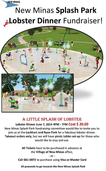 Poster for Little Splash of Lobster Fundraiser