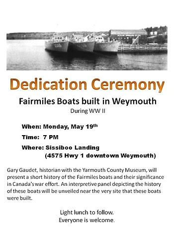 Poster for Dedication Ceremony