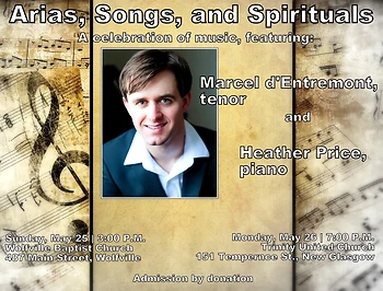 Poster for Marcel d'Entremont & Heather Price