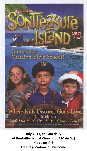 Poster for SonTreasure Island DVBS