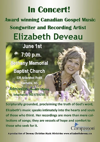 Poster for Gospel Music Concert