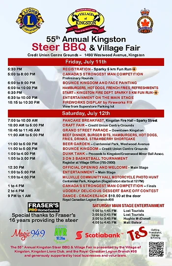 Poster for Steer BBQ & Village Fair