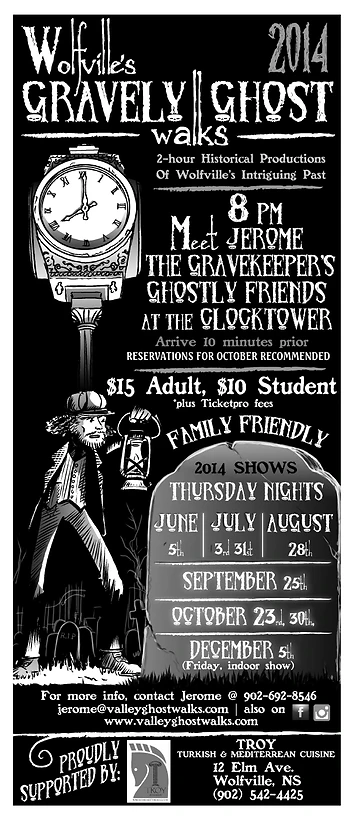 Poster for Gravely Ghost Walk