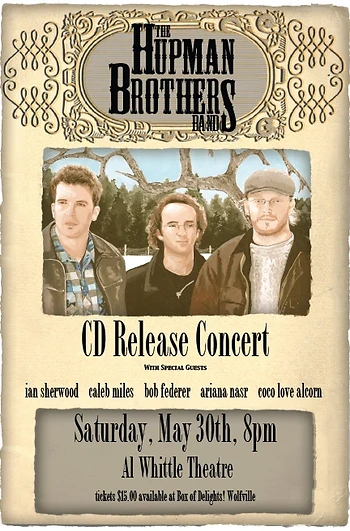 Poster for Hupman Brothers CD Release