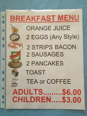Poster for Community Breakfast