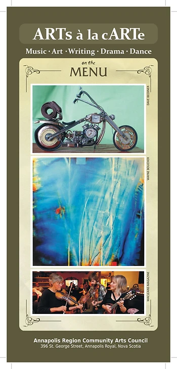 Poster for ARTs a la cARTe - Painting Demo & Workshop