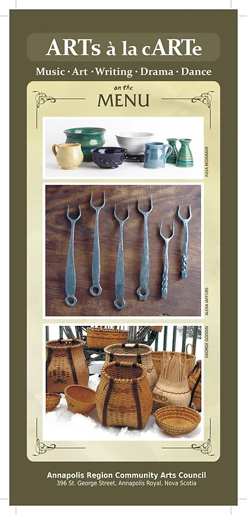 Poster for ARTs a la cARTe - Pottery