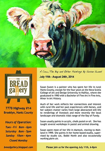 Poster for A Cow, the Bay and Other Paintings