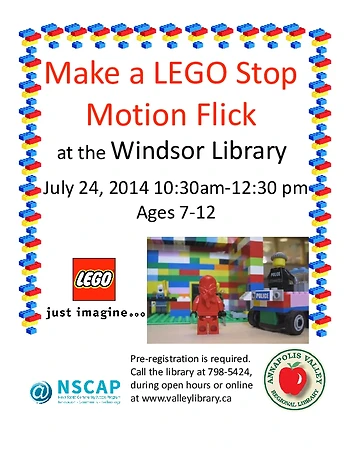 Poster for Lego Stop Motion Flick