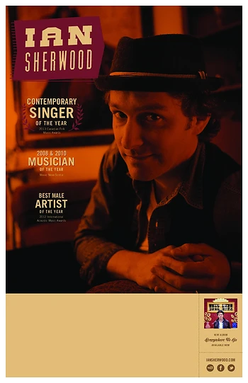 Poster for CD Release Party with Ian Sherwood