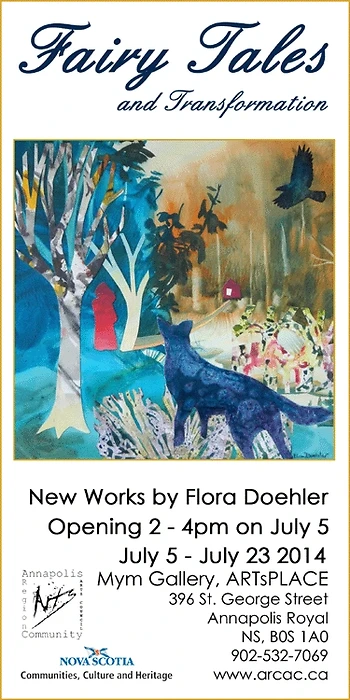 Poster for Flora Doehler Art Opening