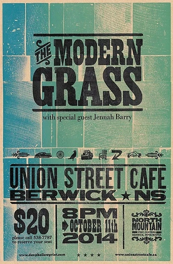 Poster for The Modern Grass with Jennah Barry