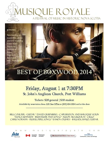 Poster for Musique Royale's Best of Boxwood