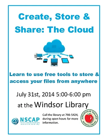 Poster for The Cloud: Google Drive, Dropbox, iCloud