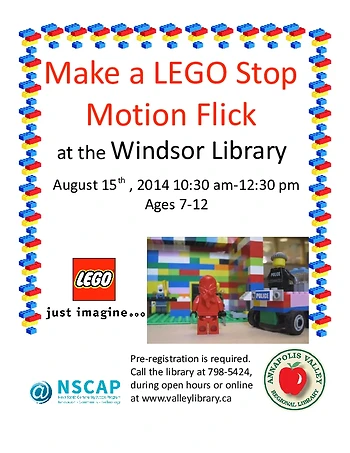 Poster for Lego Stop Motion Flick