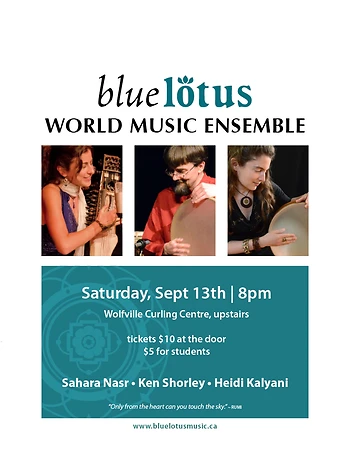 Poster for Blue Lotus World Music Ensemble