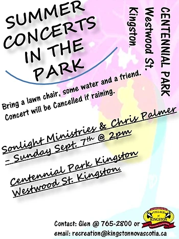 Poster for Sonlight Ministries & Chris Palmer