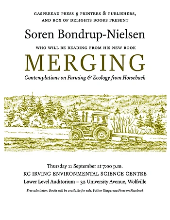 Poster for A Reading on Farming and Ecology