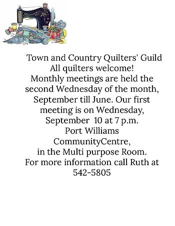 Poster for Town and Country Quilters' Guild