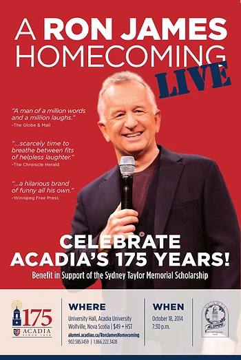 Poster for A Ron James Homecoming