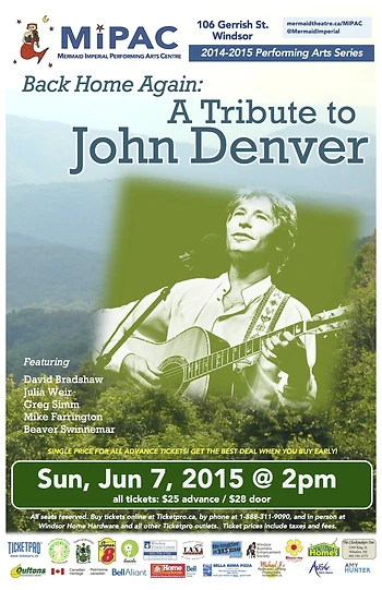 Poster for John Denver Tribute