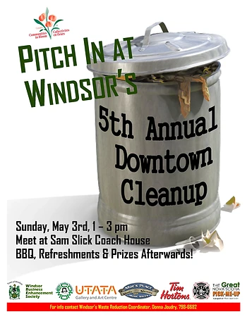 Poster for 5th Annual Downtown Clean Up