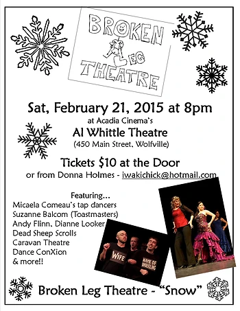 Poster for Broken Leg Theatre - Snow