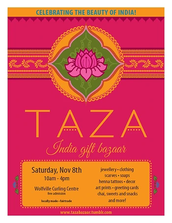 Poster for TAZA India Gift Bazaar