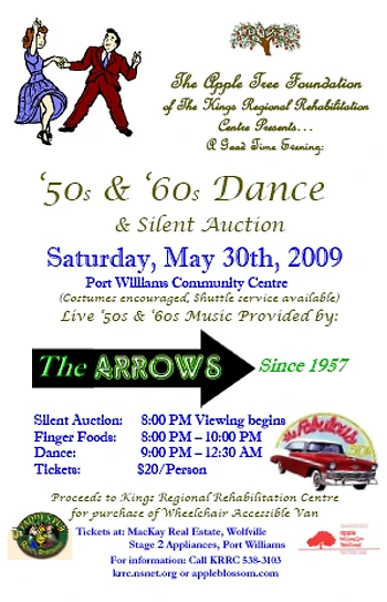 Poster for Apple Blossom Dance & Silent Auction
